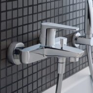 Duravit B.1 eengreeps opbouw badmengkraan 2 verbruikers chroom B15230000010 Duravit B.1 eengreeps opbouw badmengkraan 2 verbruikers chroom B15230000010