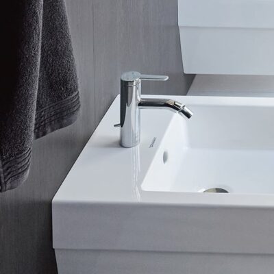 Duravit C.1 bidetkraan met trekstang-afvoergarnituur chroom C12400001010 6