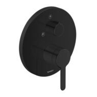 Duravit C.1 eengreeps inbouw mengkraan voor bad & douche 2 verbruikers mat-zwart C14210012046