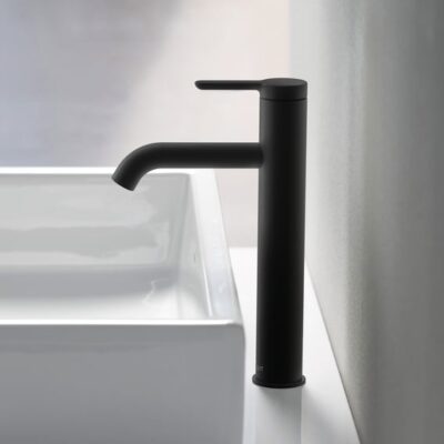 Duravit C.1 wastafelkraan L met verhoogd kraanlichaam mat-zwart C11030002046 10