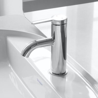 Duravit C.1 wastafelkraan S chroom C11010002010 20 Duravit C.1 wastafelkraan S chroom C11010002010 20