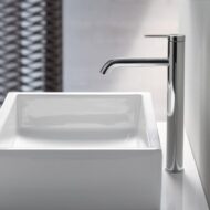 Duravit C.1 wastafelkraan XL met verhoogde kraanlichaam chroom C11040002010 Duravit C.1 wastafelkraan XL met verhoogde kraanlichaam chroom C11040002010