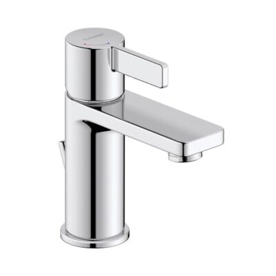 Duravit D-Neo wastafelkraan S FreshStart met trekstang-afvoergarnituur chroom DE1011001010 6