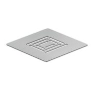 Duravit Sustano afdekking voor afvoergarnituren edelstaal finish 792530660000000