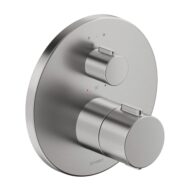 Duravit Universele thermostaat voor bad & douche 2 verbruikers rvs geborsteld TH4200014070