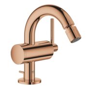 Grohe Atrio eengreeps bidetkraan M-Size met afvoergarnituur warm sunset 32108DA3