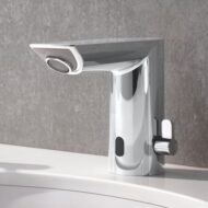Grohe Bau Cosmopolitan E wastafelkraan met EcoJoy op batterijen chroom 36451000