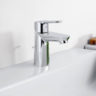 Grohe BauEdge wastafelkraan S-Size met EcoJoy met trekwaste chroom 23356000 5 Grohe BauEdge wastafelkraan S-Size met EcoJoy met trekwaste chroom 23356000 5