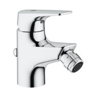 Grohe BauFlow bidetkraan met trekstang-afvoergarnituur met EcoJoy chroom 23754000
