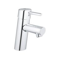 Grohe Concetto wastafelkraan S-Size met EcoJoy met afsluitbare afvoerplug push open chroom 23931001