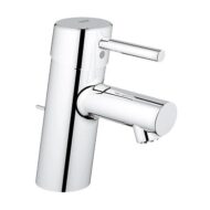 Grohe Concetto wastafelkraan S-Size met trekstang-afvoergarnituur chroom 23060001