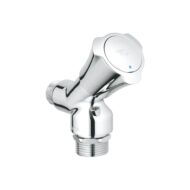 Grohe Costa hoekstopkraan 1/2 en 3/4 aansluiting chroom 30008001