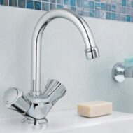 Grohe Costa wastafelkraan met trekstang afvoergarnituur chroom 21375001