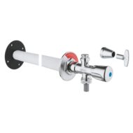 Grohe Eggemann hoekstopkraan met verlengstuk 1/2 aansluiting chroom 41208000