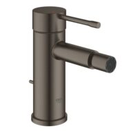 Grohe Essence bidetkraan met trekstang-afvoergarnituur hard graphite geborsteld 32935AL1