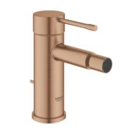Grohe Essence bidetkraan met trekstang-afvoergarnituur warm sunset geborsteld 32935DL1