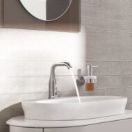 Grohe Essence E wastafelkraan met EcoJoy batterij aangedreven chroom 36446000 Grohe Essence E wastafelkraan met EcoJoy batterij aangedreven chroom 36446000