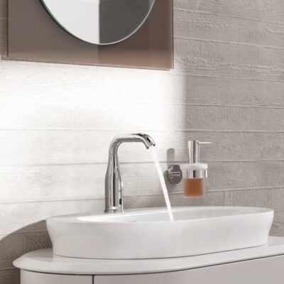 Grohe Essence E wastafelkraan met EcoJoy batterij aangedreven chroom 36446000 5 Grohe Essence E wastafelkraan met EcoJoy batterij aangedreven chroom 36446000 5