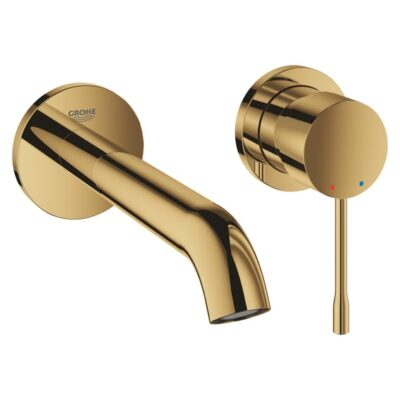 Grohe Essence eengreeps inbouw wastafelmengkraan met EcoJoy cool sunrise 19408GL1 4 Grohe Essence eengreeps inbouw wastafelmengkraan met EcoJoy cool sunrise 19408GL1 4