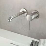 Grohe Essence eengreeps inbouw wastafelmengkraan met EcoJoy supersteel 19408DC1 Grohe Essence eengreeps inbouw wastafelmengkraan met EcoJoy supersteel 19408DC1