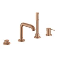 Grohe Essence eenhendel inbouw badrandkraan warm sunset geborsteld 19578DL1