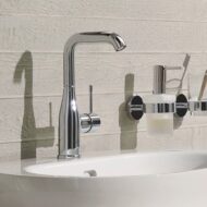 Grohe Essence wastafelkraan L-Size met EcoJoy met trekstang-afvoergarnituur chroom 32628001 Grohe Essence wastafelkraan L-Size met EcoJoy met trekstang-afvoergarnituur chroom 32628001
