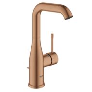 Grohe Essence wastafelkraan L-Size met EcoJoy met trekstang-afvoergarnituur warm sunset geborsteld 32628DL1 Grohe Essence wastafelkraan L-Size met EcoJoy met trekstang-afvoergarnituur warm sunset geborsteld 32628DL1
