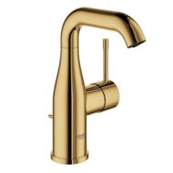 Grohe Essence wastafelkraan M-Size met EcoJoy met trekstang-afvoergarnituur cool sunrise 23462GL1 Grohe Essence wastafelkraan M-Size met EcoJoy met trekstang-afvoergarnituur cool sunrise 23462GL1