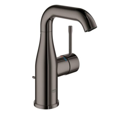 Grohe Essence wastafelkraan M-Size met EcoJoy met trekstang-afvoergarnituur hard graphite 23462A01 4 Grohe Essence wastafelkraan M-Size met EcoJoy met trekstang-afvoergarnituur hard graphite 23462A01 4
