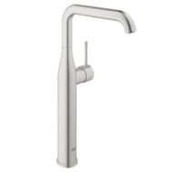 Grohe Essence wastafelkraan XL-formaat met verhoogde kraanlichaam met EcoJoy supersteel 32901DC1