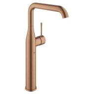 Grohe Essence wastafelkraan XL-formaat met verhoogde kraanlichaam met EcoJoy warm sunset geborsteld 32901DL1