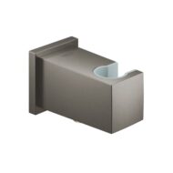 Grohe Euphoria Cube handdouchehouder met slangverbinding hard graphite geborsteld 26370AL0 Grohe Euphoria Cube handdouchehouder met slangverbinding hard graphite geborsteld 26370AL0