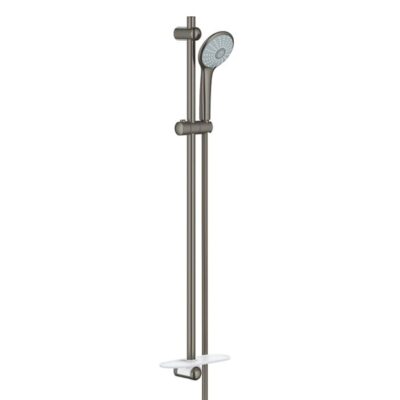 Grohe Euphoria glijstangset met garnituur 3 straalsoorten 920 mm hard graphite geborsteld 27226AL1 4 Grohe Euphoria glijstangset met garnituur 3 straalsoorten 920 mm hard graphite geborsteld 27226AL1 4