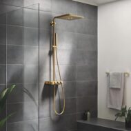 Grohe Euphoria SmartControl thermostatische opbouw regendoucheset met EcoJoy 310 x 310 mm cool sunrise 26508GL0