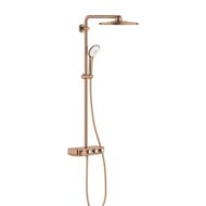 Grohe Euphoria SmartControl thermostatische opbouw regendoucheset met EcoJoy warm Ø310 mm warm sunset geborsteld 26507DL0