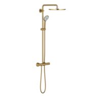 Grohe Euphoria thermostatische opbouw regendoucheset Ø310 mm cool sunrise geborsteld 26075GN0