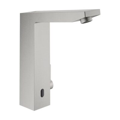 Grohe Eurocube E wastafelkraan met EcoJoy batterij-aangedreven supersteel 36441DC0 7