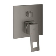 Grohe Eurocube eengreeps inbouw douchemengkraan 3 verbruikers hard graphite geborsteld 24094AL0