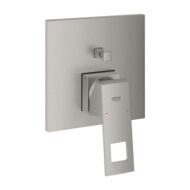 Grohe Eurocube eengreeps inbouw mengkraan voor bad 2 verbruikers supersteel 24062DC0
