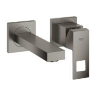 Grohe Eurocube eengreeps inbouw wastafelmengkraan hard graphite geborsteld 19895AL0