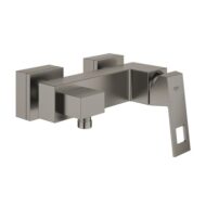 Grohe Eurocube eengreeps opbouw douchemengkraan 1 verbruiker hard graphite geborsteld 23145AL0 49