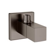 Grohe Eurocube hoekstopkraan hard graphite geborsteld 22012AL0