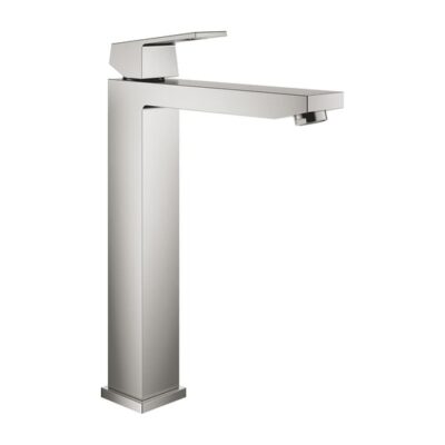 Grohe Eurocube wastafelkraan XL-Size met verhoogde kraanlichaam met EcoJoy supersteel 23406DC0 6