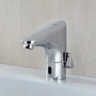 Grohe Europlus E wastafelkraan met EcoJoy batterij gedreven chroom 36207001