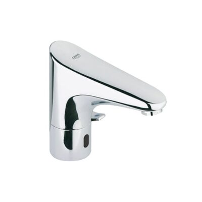 Grohe Europlus E wastafelkraan met EcoJoy netstroom chroom 36015001 4 Grohe Europlus E wastafelkraan met EcoJoy netstroom chroom 36015001 4