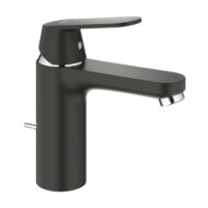 Grohe Eurosmart Cosmopolitan wastafelkraan M-Size met EcoJoy met trekstang-afvoergarnituur mat-zwart 23325KW0 6 Grohe Eurosmart Cosmopolitan wastafelkraan M-Size met EcoJoy met trekstang-afvoergarnituur mat-zwart 23325KW0 6