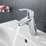 Grohe Eurosmart wastafelkraan M-Size met EcoJoy met trekstang-afvoergarnituur chroom 23322001 Grohe Eurosmart wastafelkraan M-Size met EcoJoy met trekstang-afvoergarnituur chroom 23322001