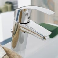 Grohe Eurosmart wastafelkraan S-Size met EcoJoy met trekstang-afvoergarnituur chroom 33265002 Grohe Eurosmart wastafelkraan S-Size met EcoJoy met trekstang-afvoergarnituur chroom 33265002