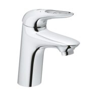 Grohe Eurostyle wastafelkraan S-Size met EcoJoy met afsluitbare afvoerplug push open chroom 23929003