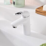 Grohe Eurostyle wastafelkraan S-Size met EcoJoy met trekstang-afvoergarnituur moon white moon white 33558LS3 6 Grohe Eurostyle wastafelkraan S-Size met EcoJoy met trekstang-afvoergarnituur moon white moon white 33558LS3 6